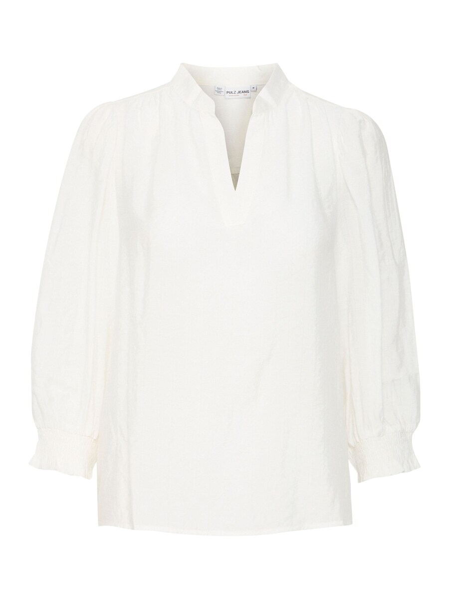 

Блузка с коротким рукавом PULZ Jeans Blouse Mira, натуральный белый