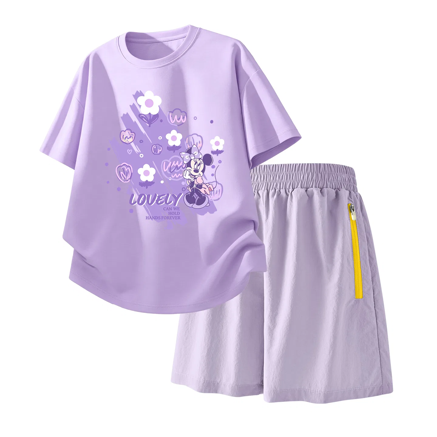 Детский спортивный костюм Casual Sportswear 2 Piece Set Disney, Space Wonder White+Solid Color Deep Sea Blue — фото 3