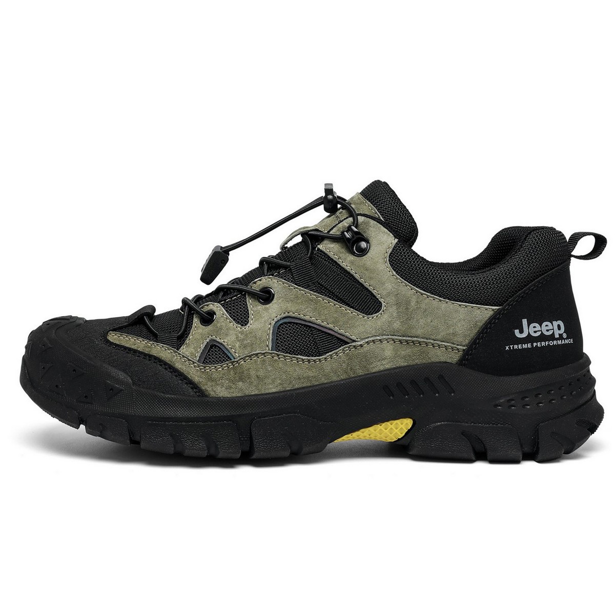 

Туристические ботинки Outdoor Casual Low top для мужчин Jeep, черный зеленый