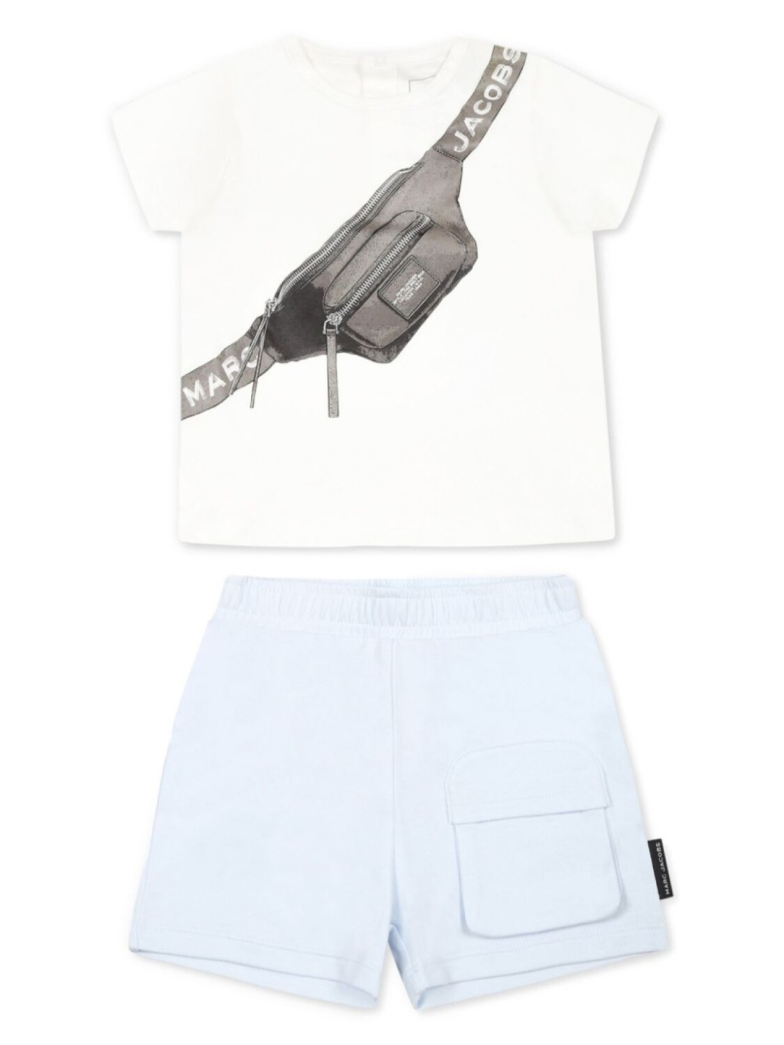 

Комплект шорт с графическим принтом Marc Jacobs Kids, белый
