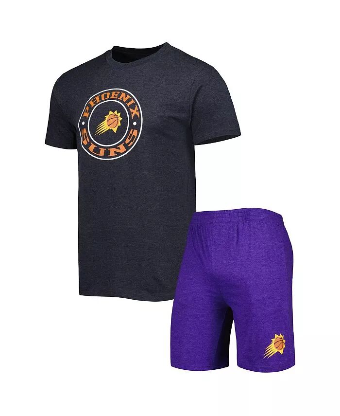 

Мужской фиолетовый, черный Phoenix Suns футболка и шорты комплект для сна Concepts Sport