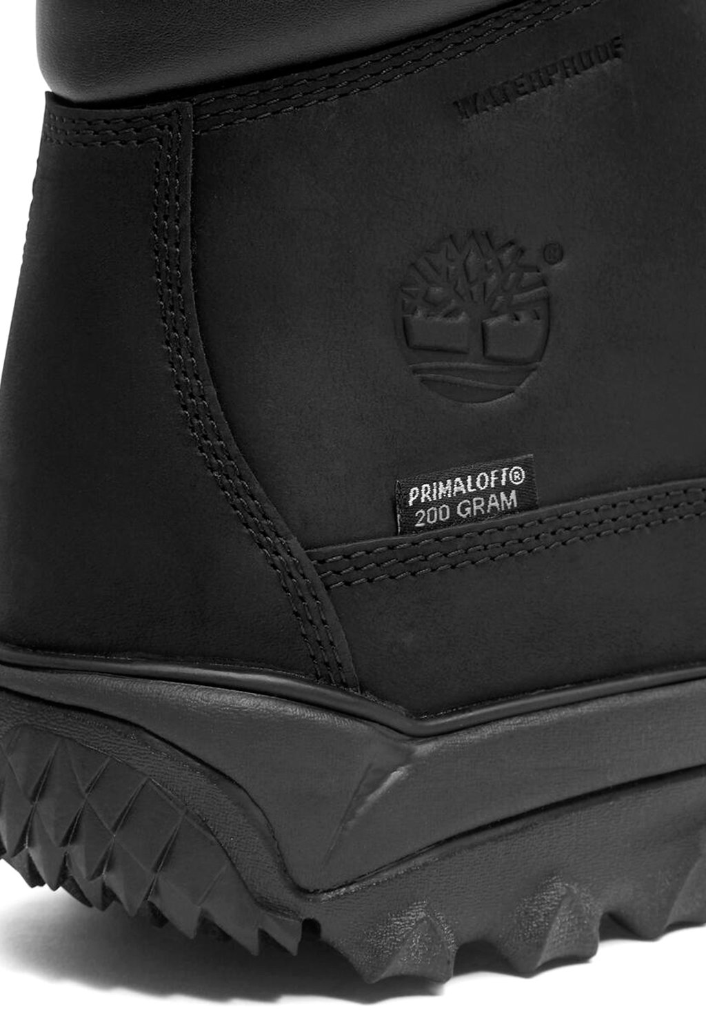 Мужские ботинки Timberland кожаные на шнуровке, черный — фото 3