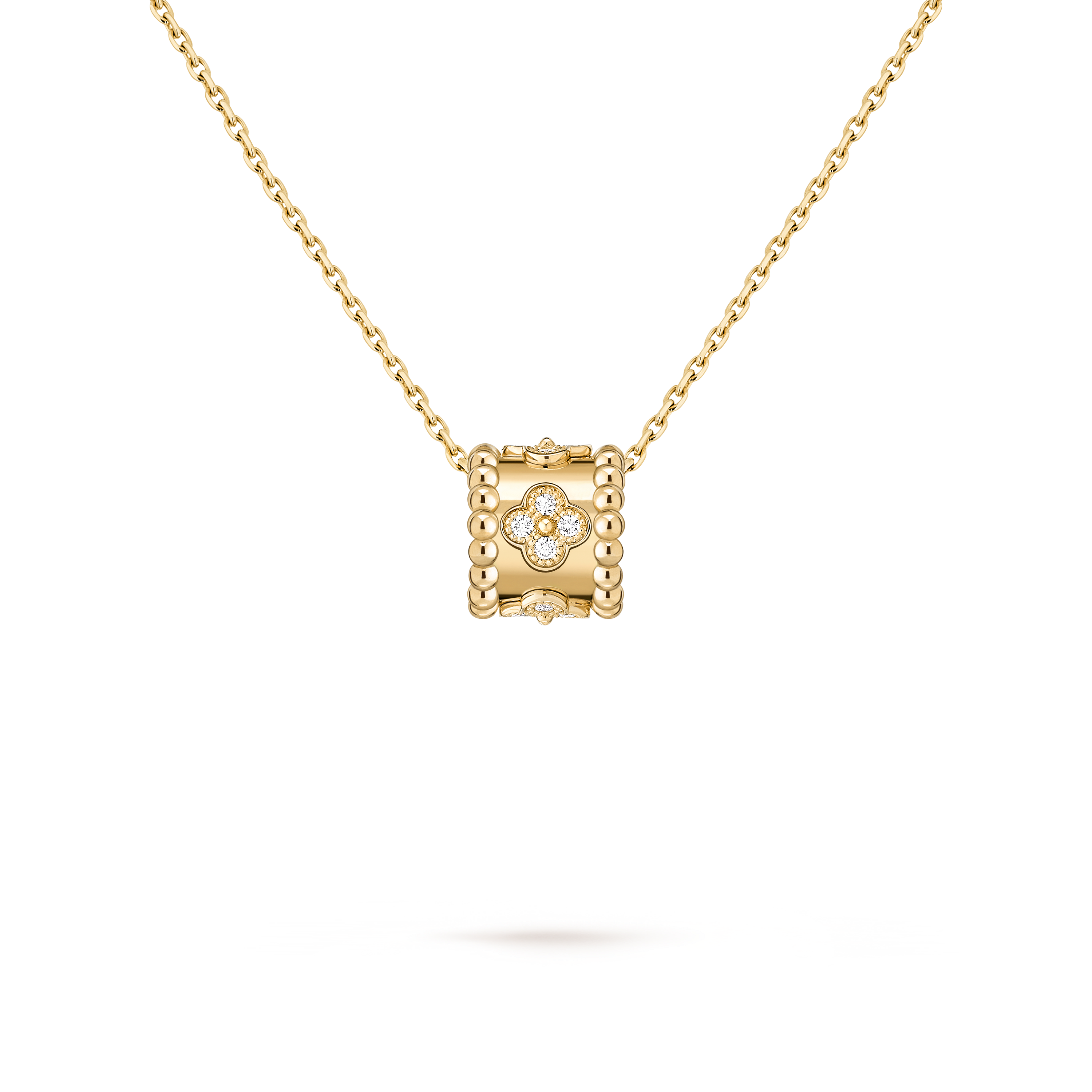 

Кулон Van Cleef & Arpels Perlée clovers, 18-ct желтое золото, бриллиант