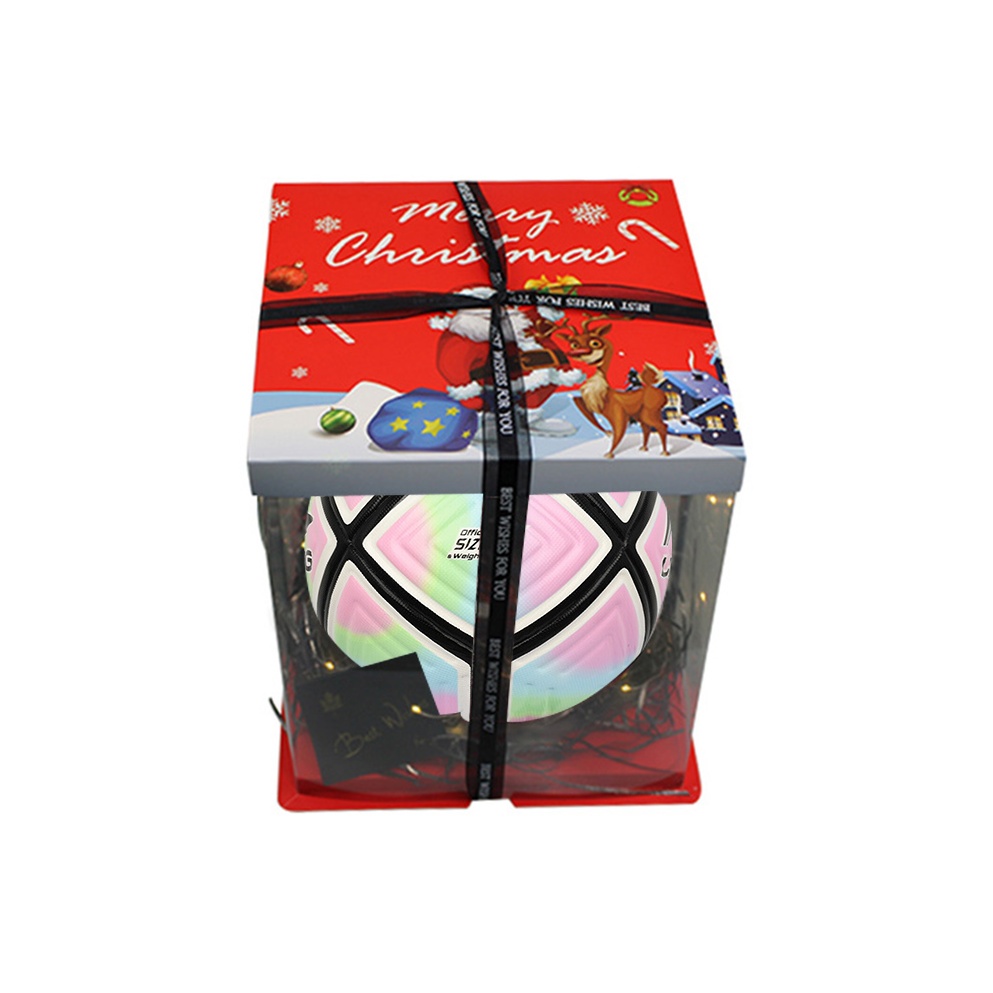 

LINING Размер 5 футбольный мяч TPU бесшовный термосварной унисекс Aurora Pink