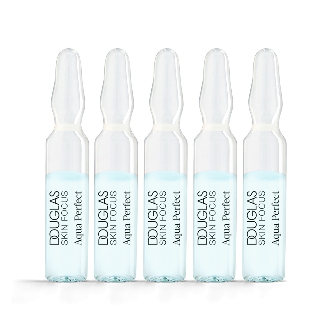 

Сыворотка для лица skin focus aqua perfect hydrating ampoules 5 x 1,5ml Douglas Collection, количество 1 шт.