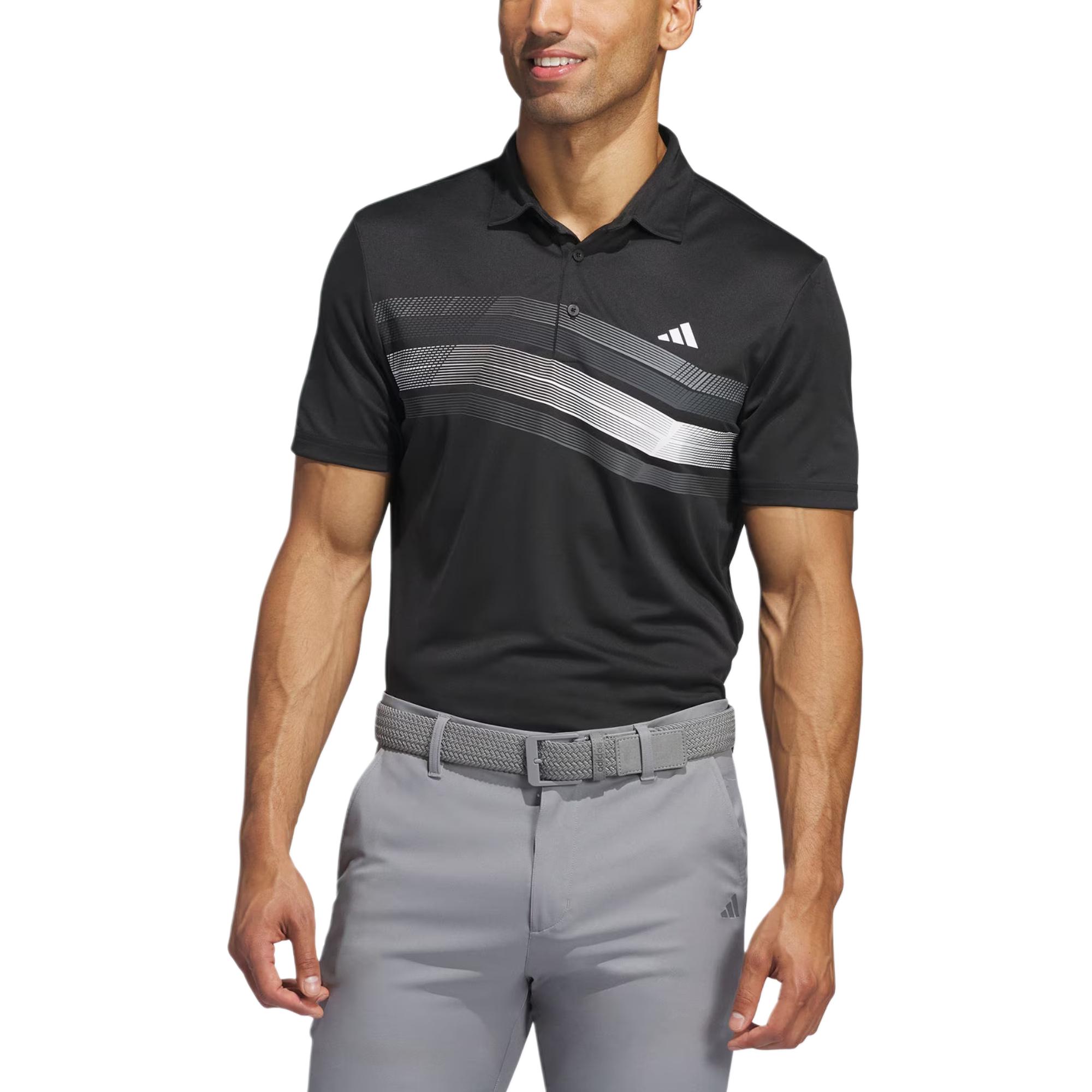 Футболка поло CORE Collection CHEST STRIPE мужская Adidas, черный — фото 3