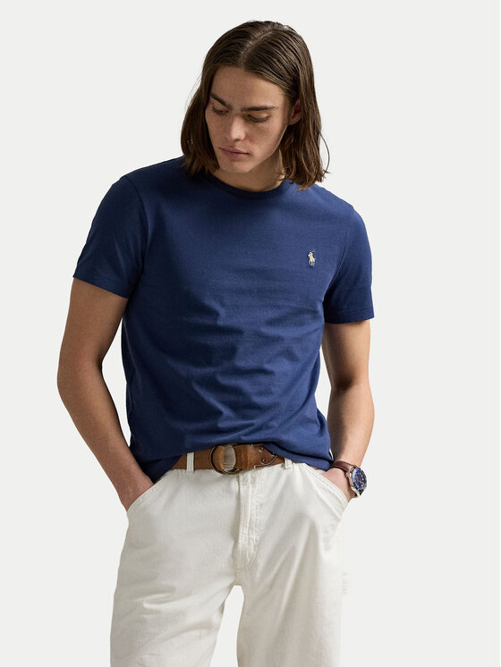 

Футболка облегающего кроя на заказ 710671438426 Polo Ralph Lauren, синий