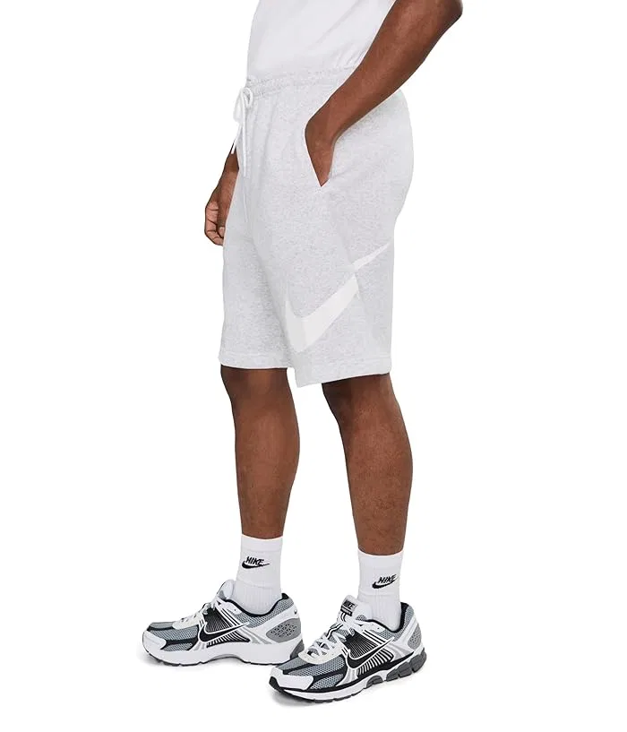 Шорты Nike Club Fleece, Birch Heather/White/White — фото 3