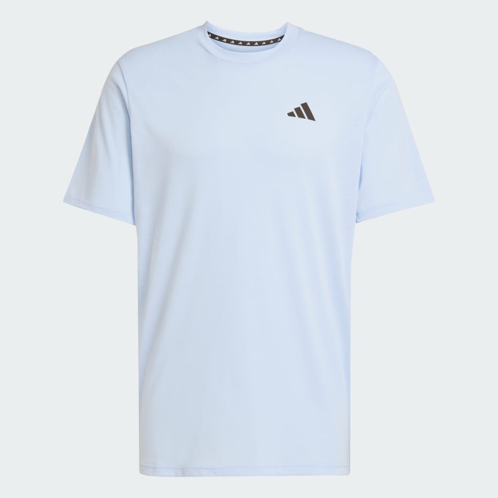 Футболка Adidas Train Essentials Feelready Training Tee, цвет Glow Blue/Black — фото 4