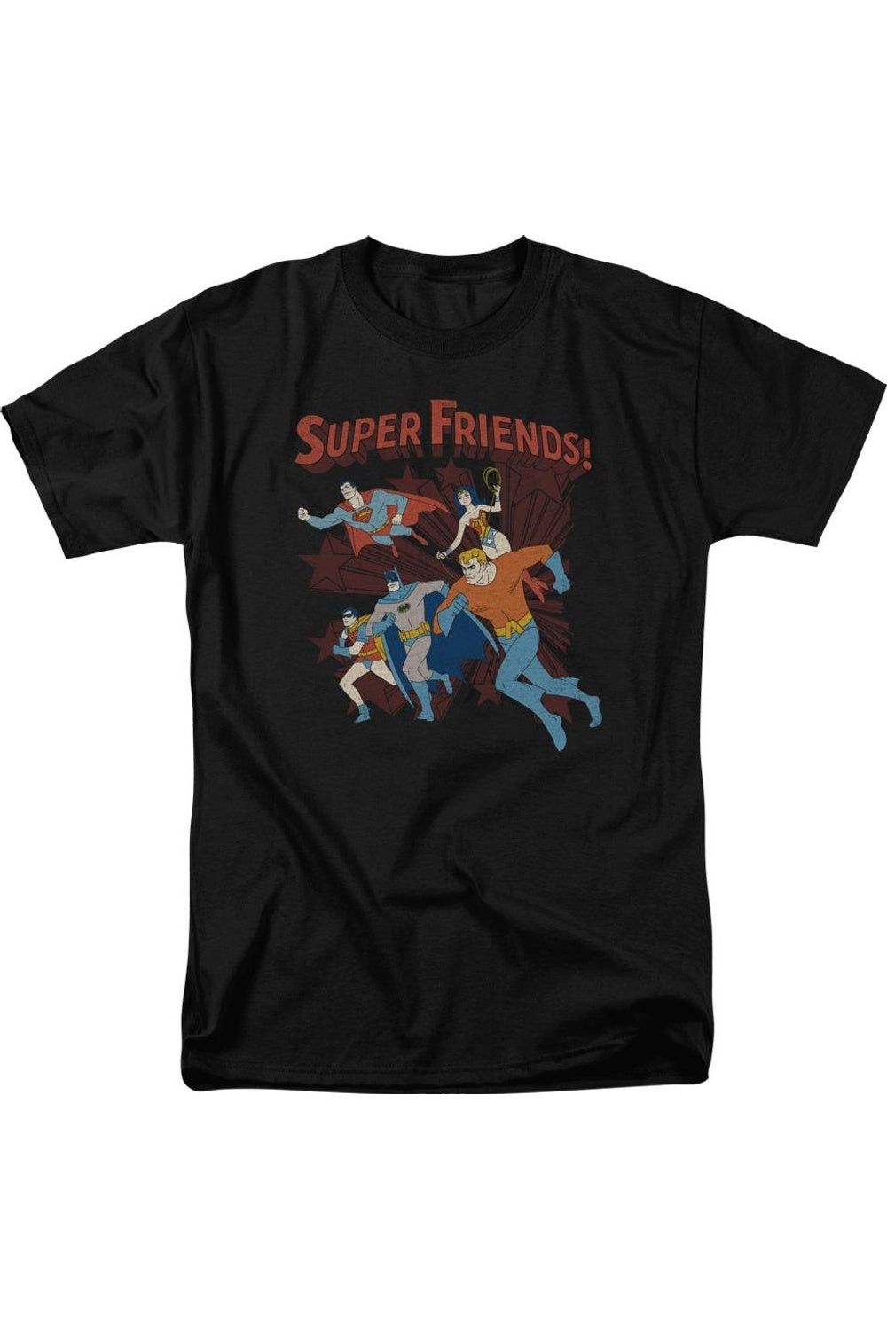 

Футболка с коротким рукавом для взрослых DC Comics Super Running Gildan, черный