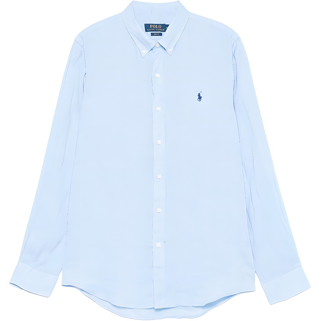 

Льняная рубашка Ralph Lauren, светло синий