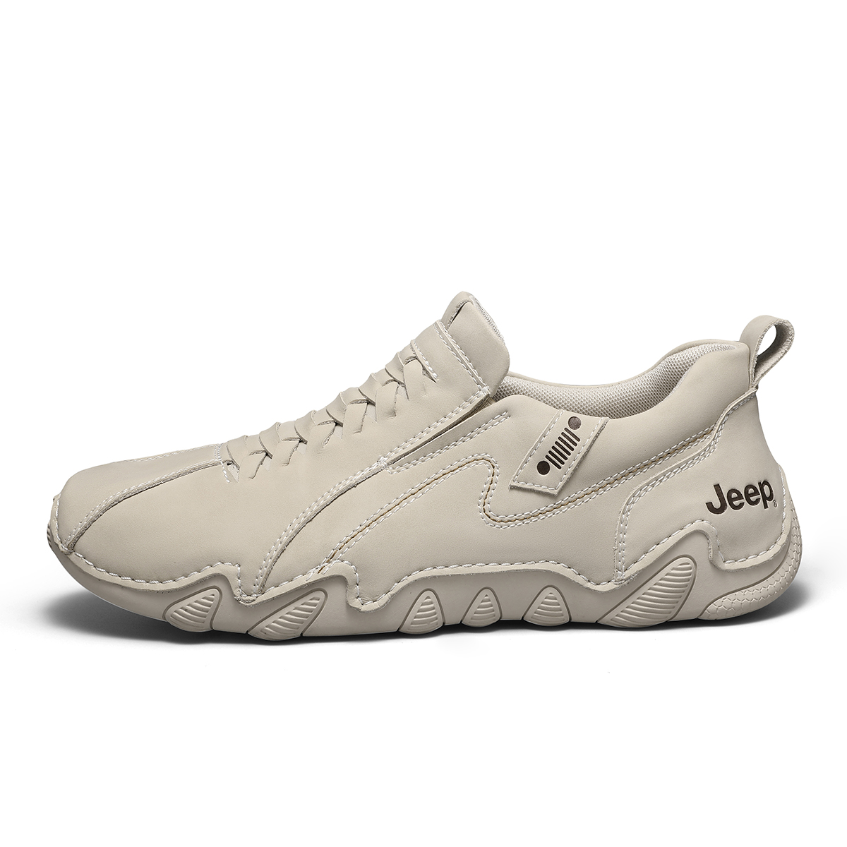 

Мужские повседневные кроссовки с амортизацией, устойчивые к истиранию, увеличивающие рост Jeep, sand