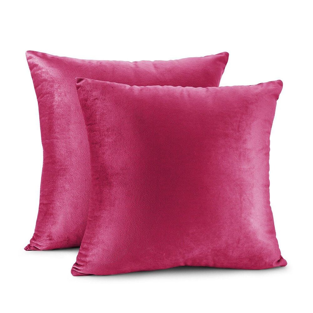 

Набор из 2 бархатных наволочек размером 20x20 дюймов Stock Preferred, цвет Hot Pink