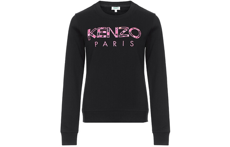 

Толстовка женская Kenzo Paris, черный / розовый