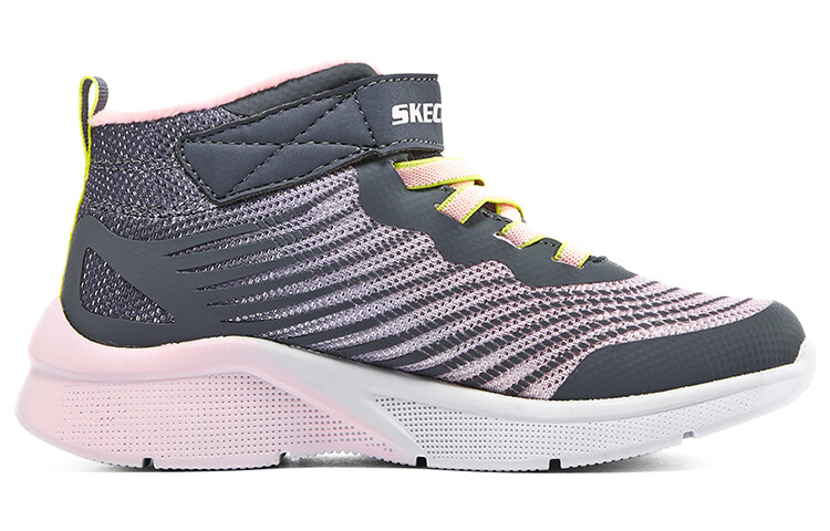 Кроссовки для девочек GS Low-top Charcoal Color/multicolor Skechers, цвет Charcoal color/multi-color — фото 2