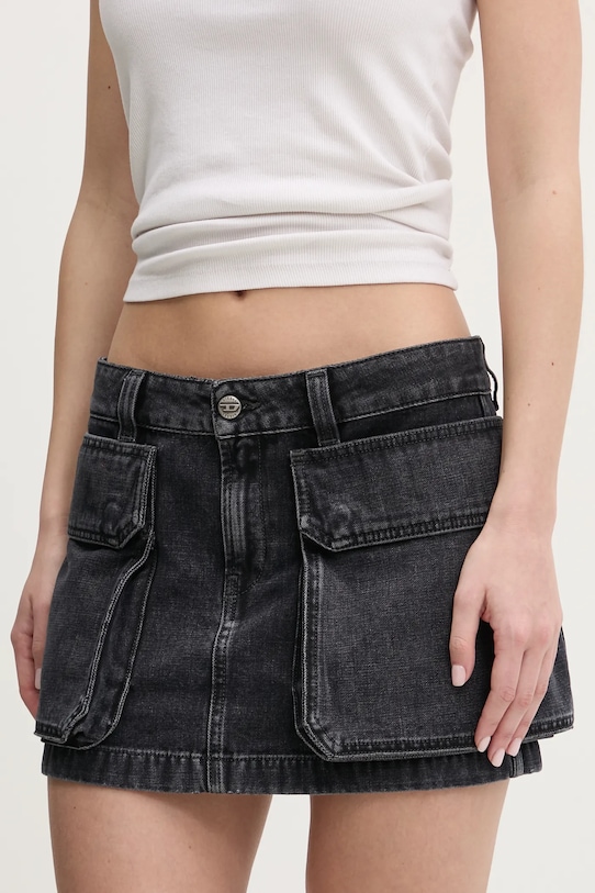 

Джинсовая юбка DE-TON SKIRT Diesel, серый