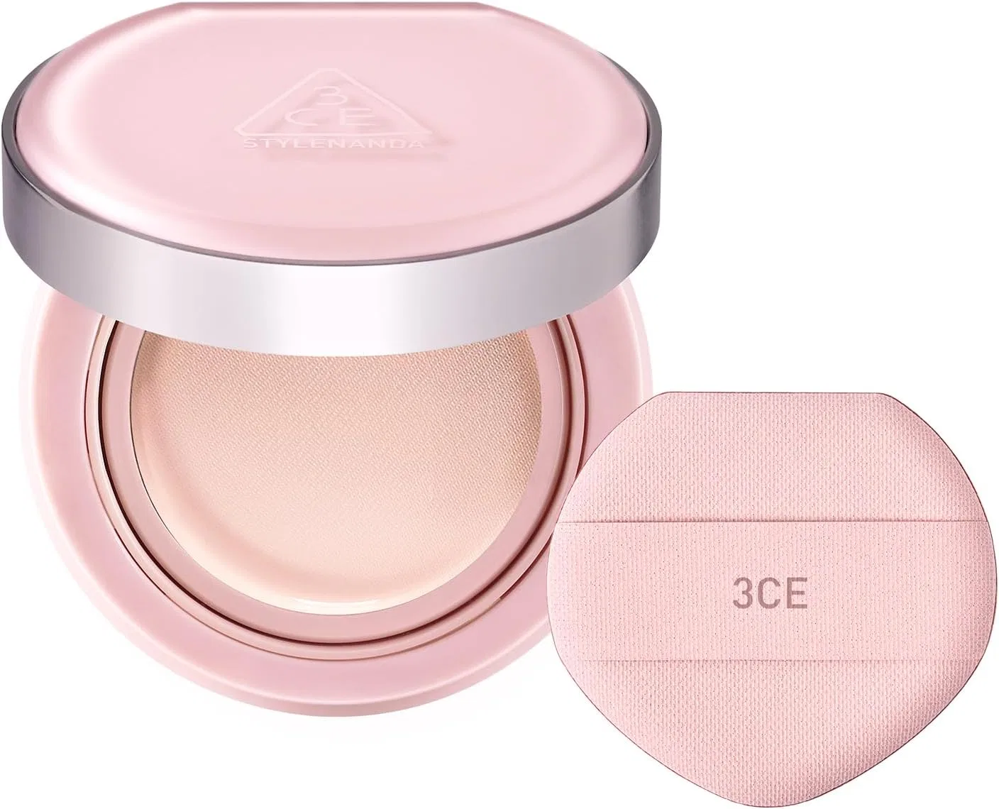 Тональная основа 3CE Fitting Mesh Cushion P01 Cream Foundation