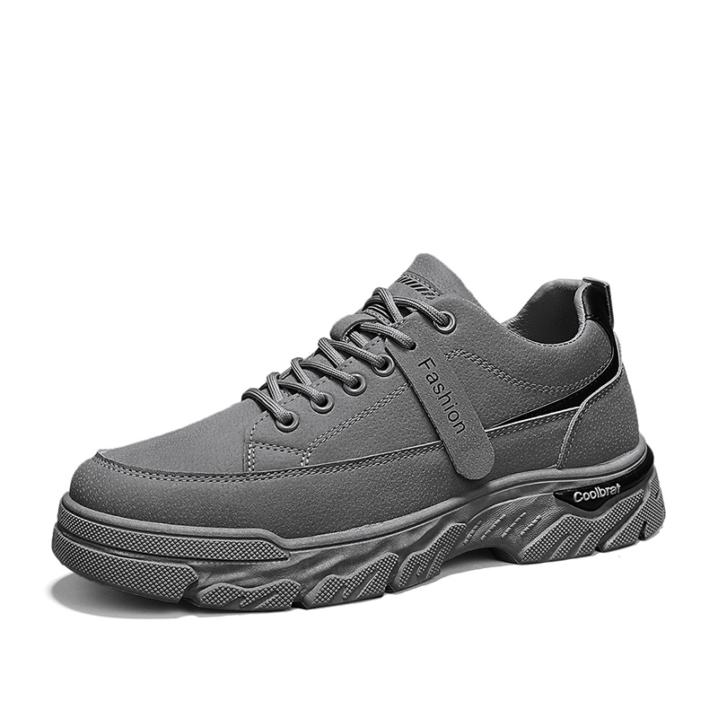 

SHOUBA Серые мужские кеды на низком ходу, цвет Gray