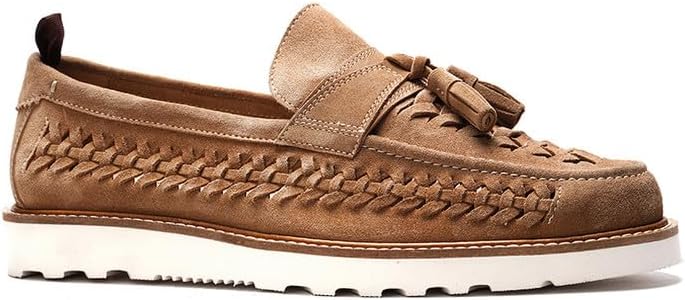 

Лоферы Carlos Santana Zenith с кисточками, песочный