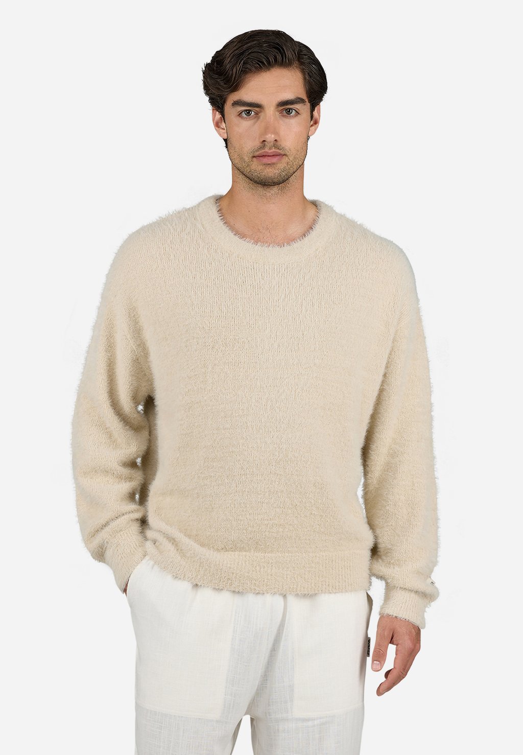 

Джемпер WATON FURRY KNIT SWEATER Pegador, бежевый
