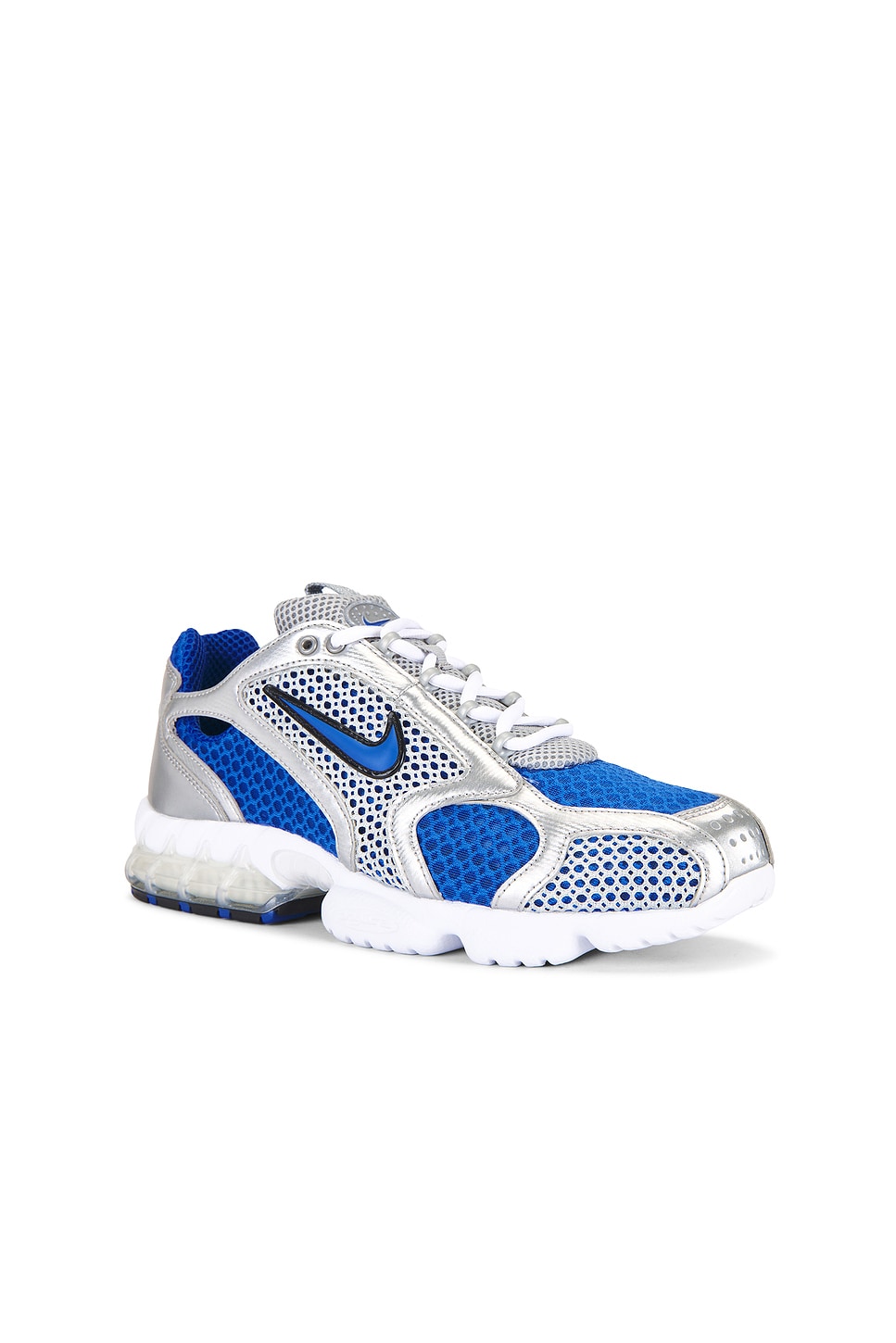 Кроссовки Nike Air Zoom Spiridon Cage 2 Nike, Metallic Silver & Varsity Royal — фото 2