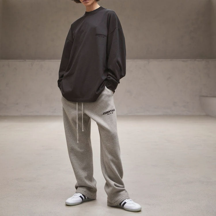 Футболка Fear of God Essentials SS22 Long Sleeve Tee 'Stretch Limo' FOG-SS22-463 — фото 4