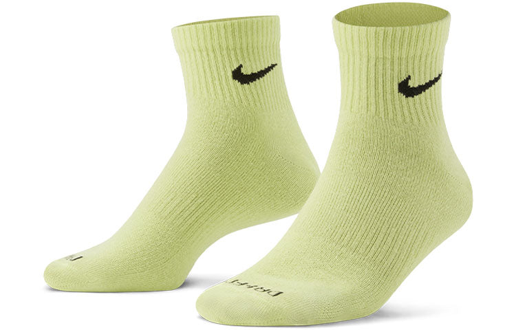 Носки Nike Plus Lightweight Ankle Socks Unisex 3Pairs Yellow/Gray/Navy SX6893-913 — фото 3