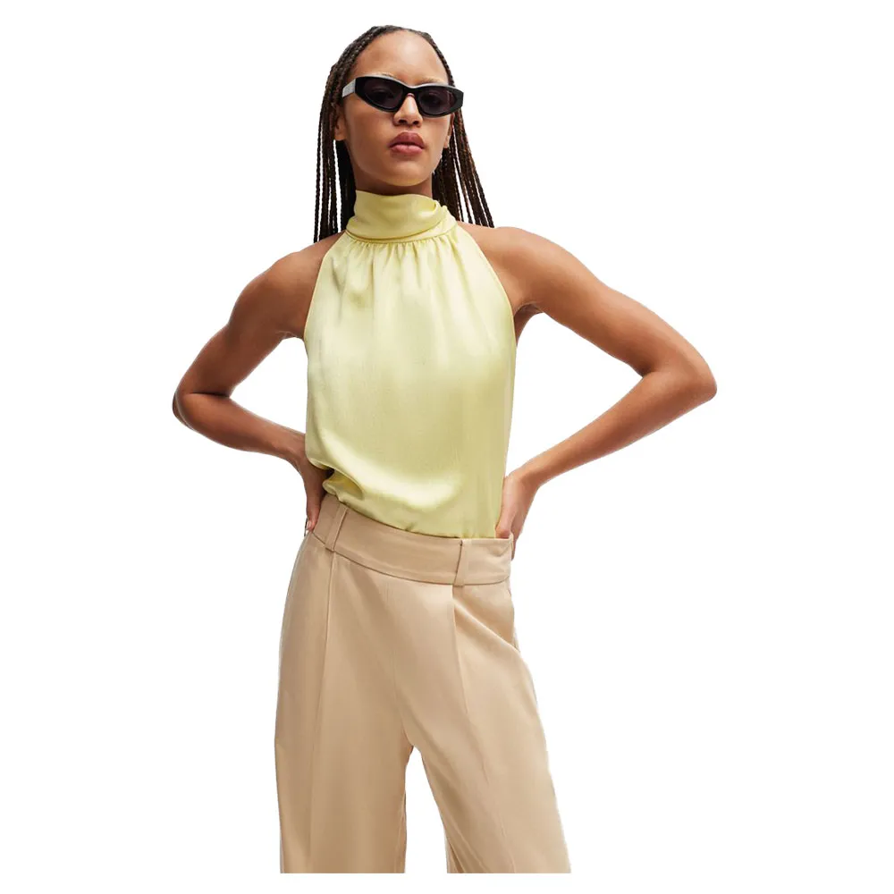 

Блузка HUGO Carloti 1 sleeveless, желтый