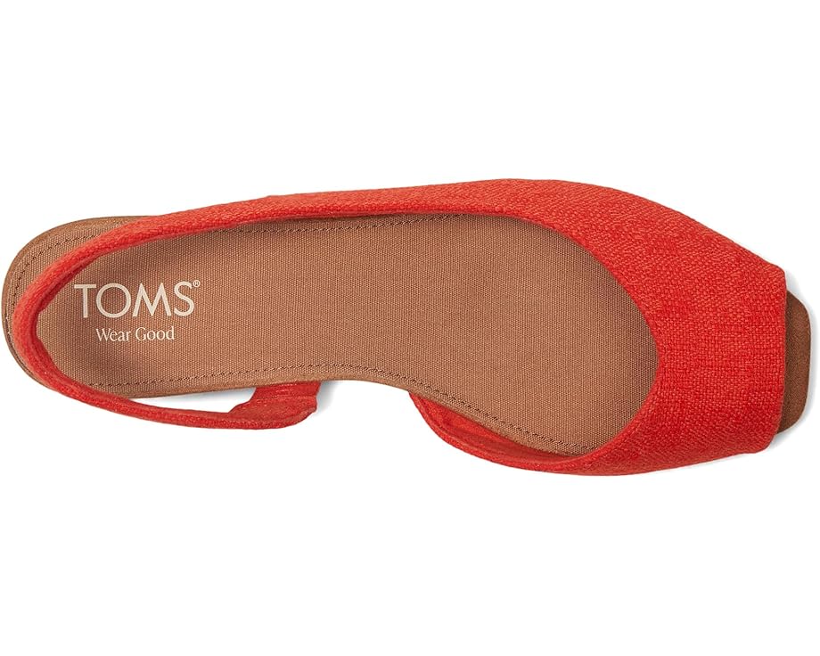 Балетки TOMS Briella Slingback, цвет Flame — фото 2
