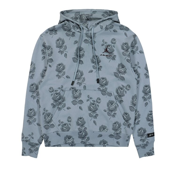 

Худи Air Jordan x A Ma Manière All Over Print Fleece 'Obsidian Mist', синий