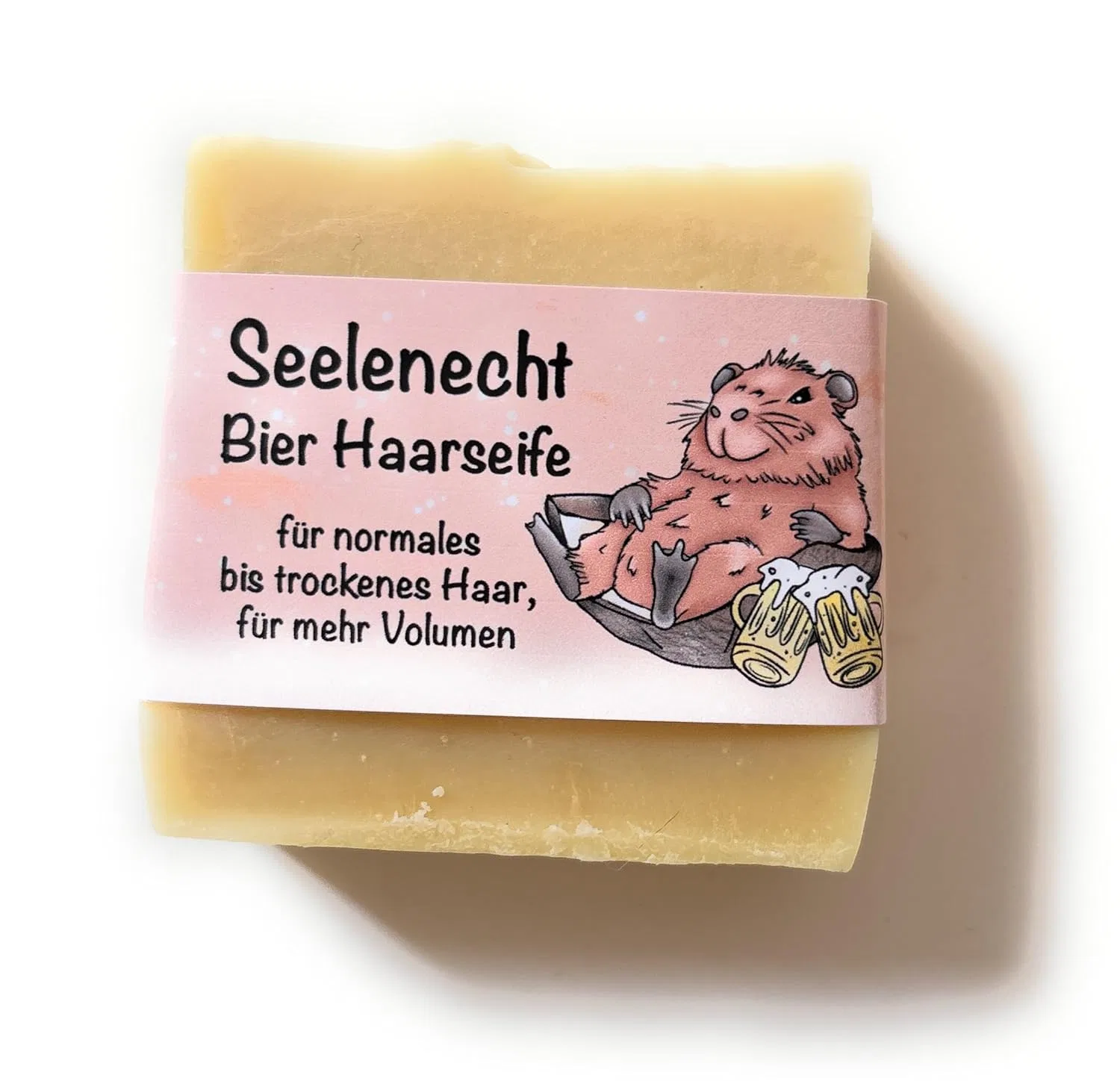 Пивное мыло для волос от Capybara Geschenk Generisch