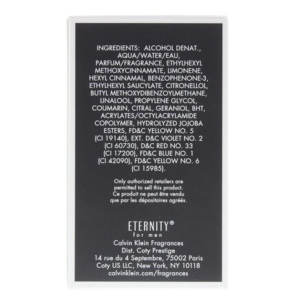 Мужская туалетная вода Calvin Klein Eternity,Tense For Men Eau De Toilette, 30 Ml — фото 3