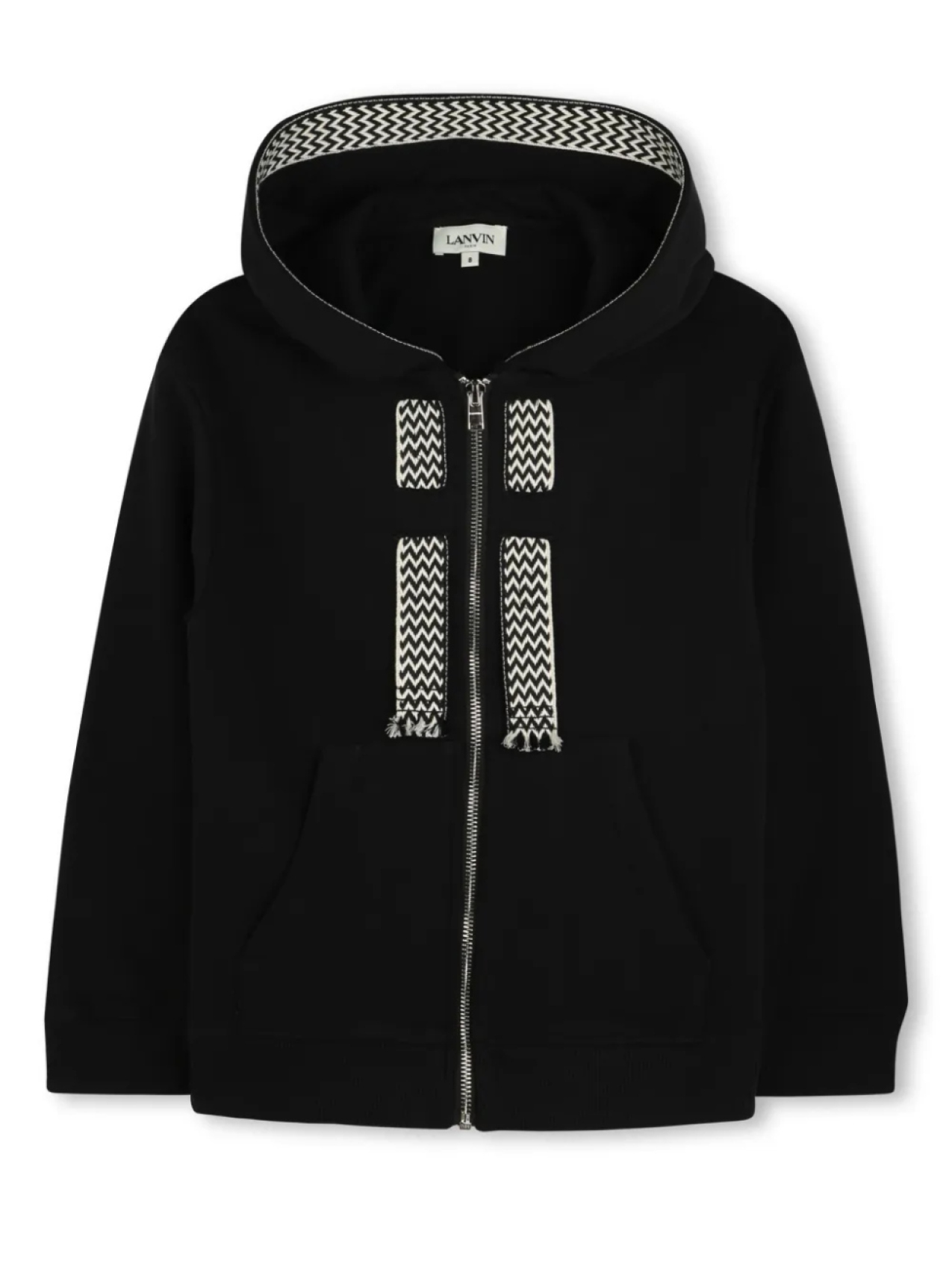 

Lanvin Enfant худи на молнии, черный