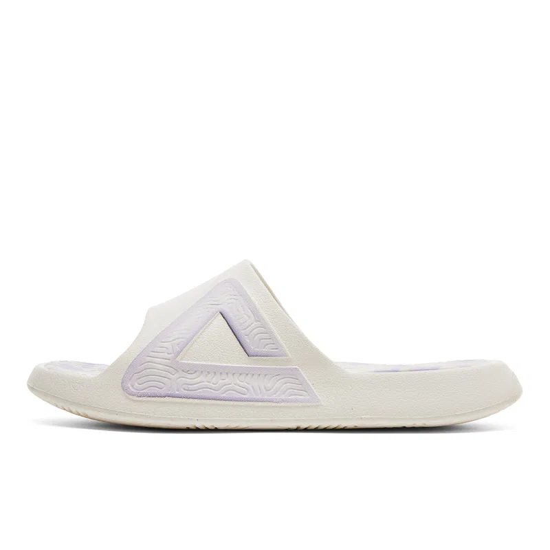 Сандалии-слайды спортивные PEAK Canvas White Purple