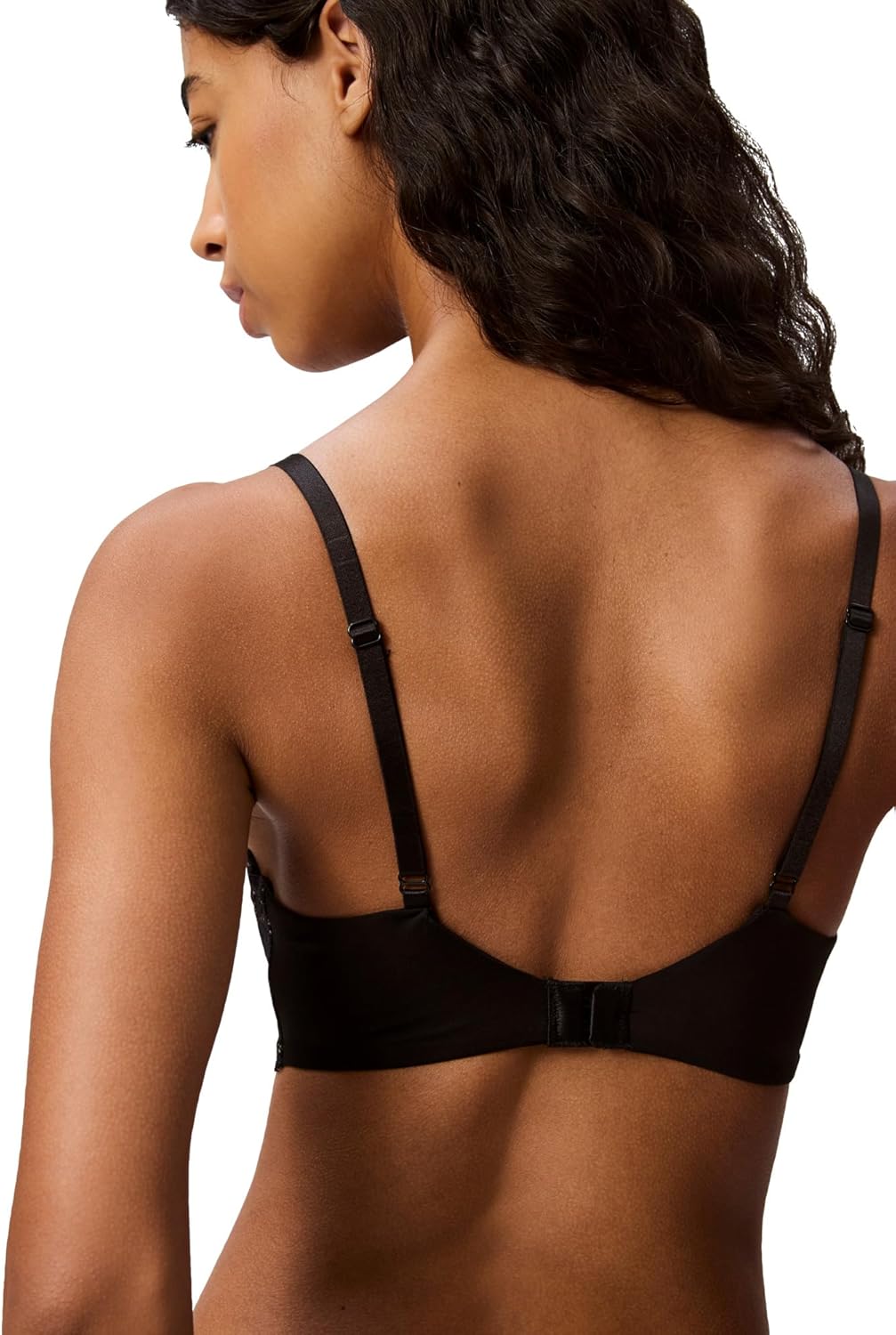 Женский бюстгальтер без подкладки с соблазнительным комфортом Calvin Klein, Black — фото 4