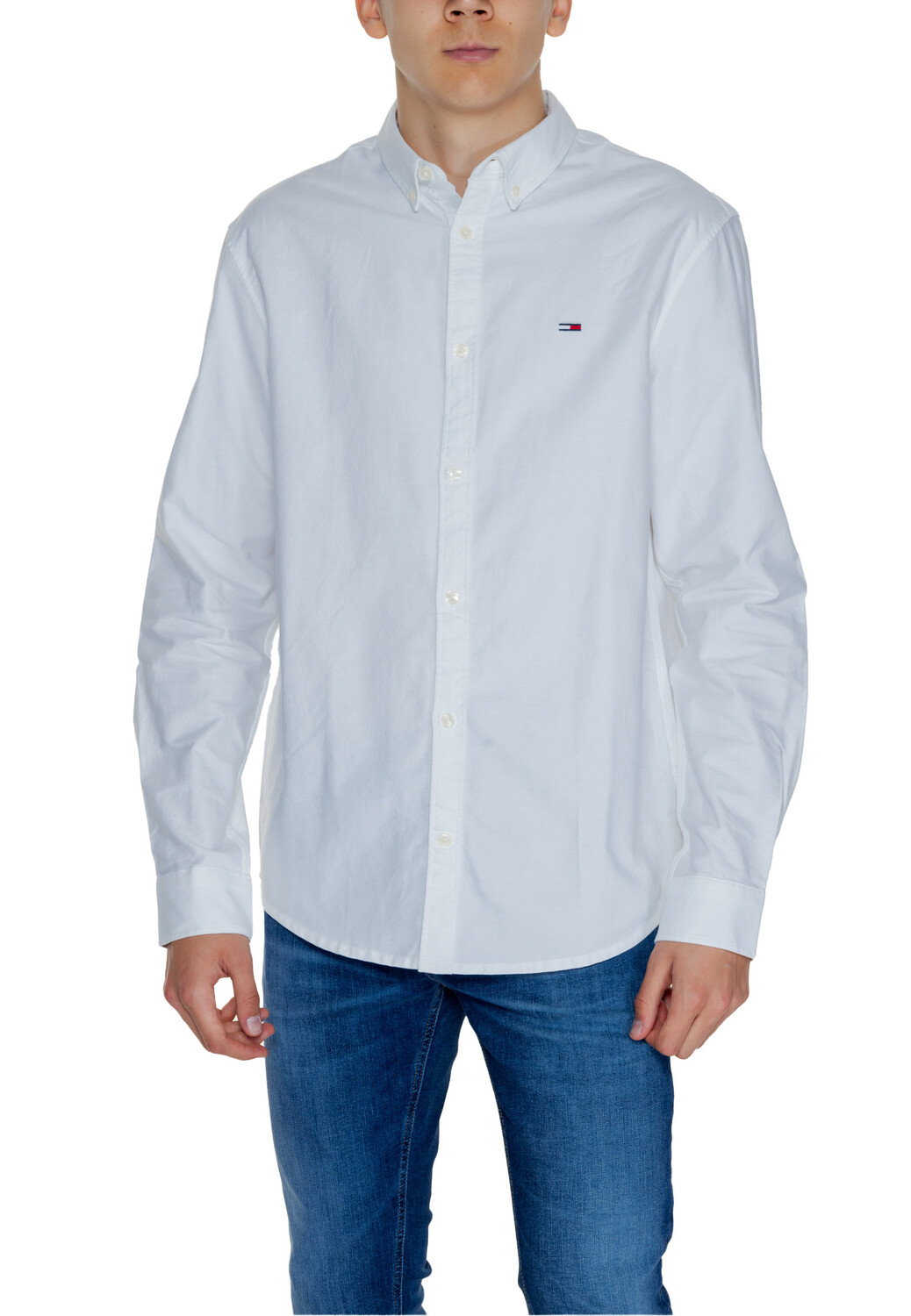 

Рубашка Tommy Jeans классическая, белый