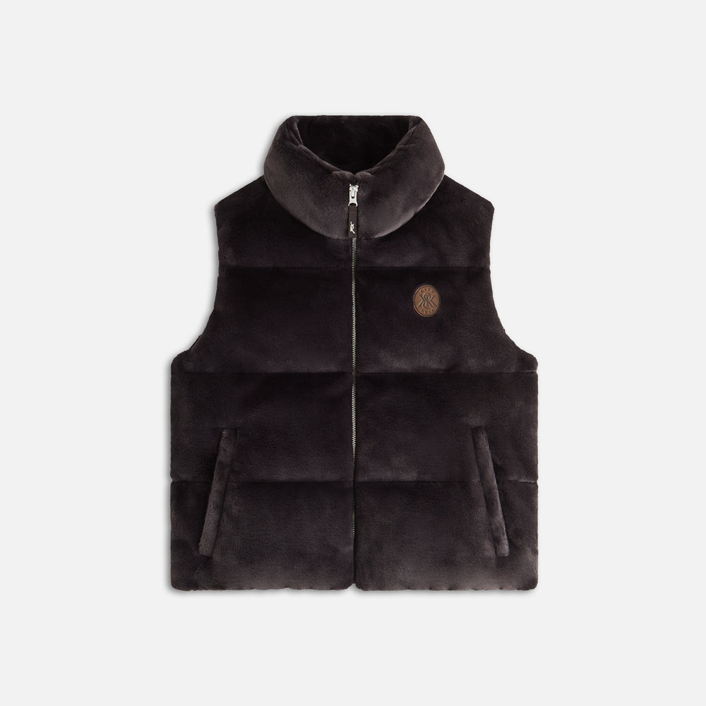 

Жилет Kith Women Parker Teddy Fur Vest, цвет Incognito