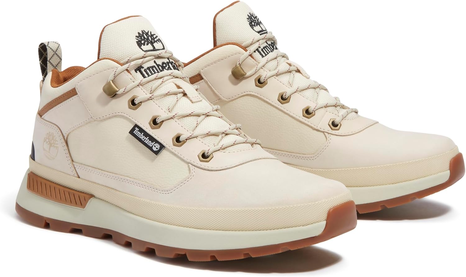 Мужские походные ботинки Timberland Field Trekker Mid с шнуровкой, Natural Nubuck — фото 2