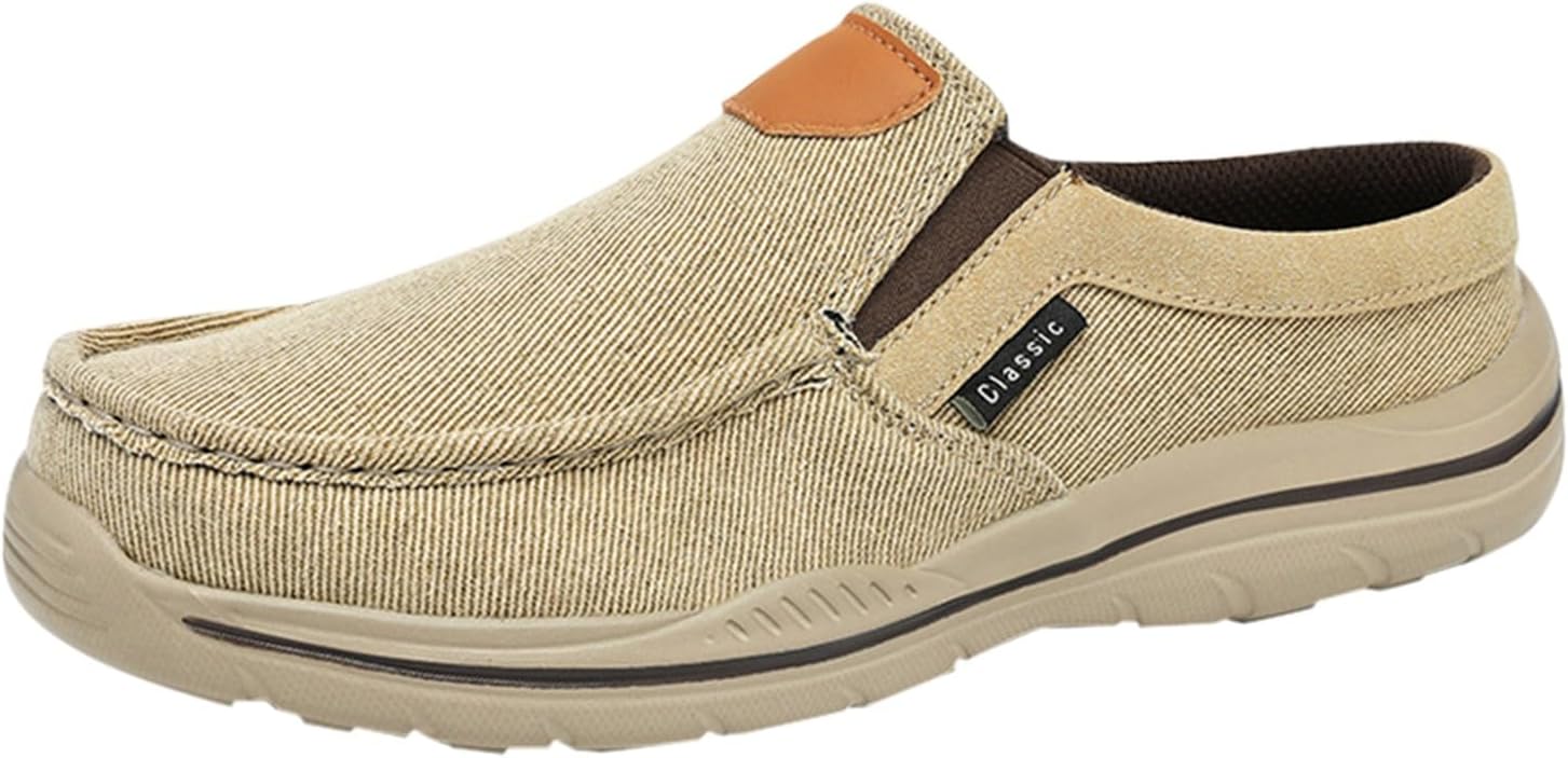 

Мужские мокасины для вождения, походов и прогулок на улице, дышащие сетчатые повседневные кроссовки, удобные, модные, мягкие, легкие, слипоны, низкие, на плоской подошве Generic, бежевый