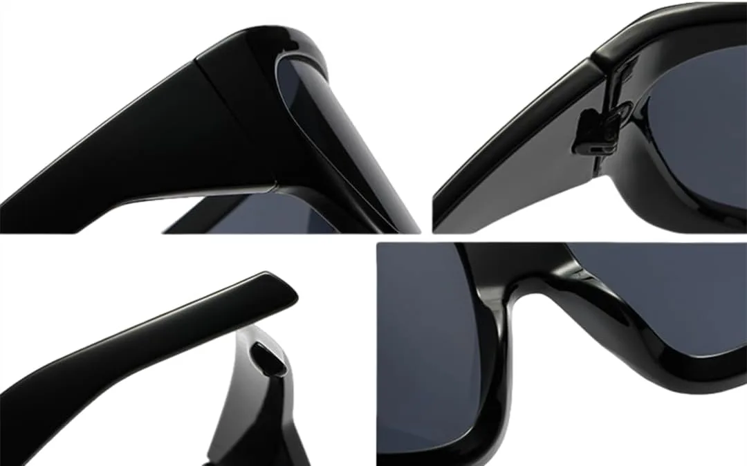 

Популярные женские солнцезащитные очки в крупной оправе, модные, в стиле панк, уникальные спортивные мужские очки с защитой от УФ-излучения UV400 VVTWSSW, Green Blue