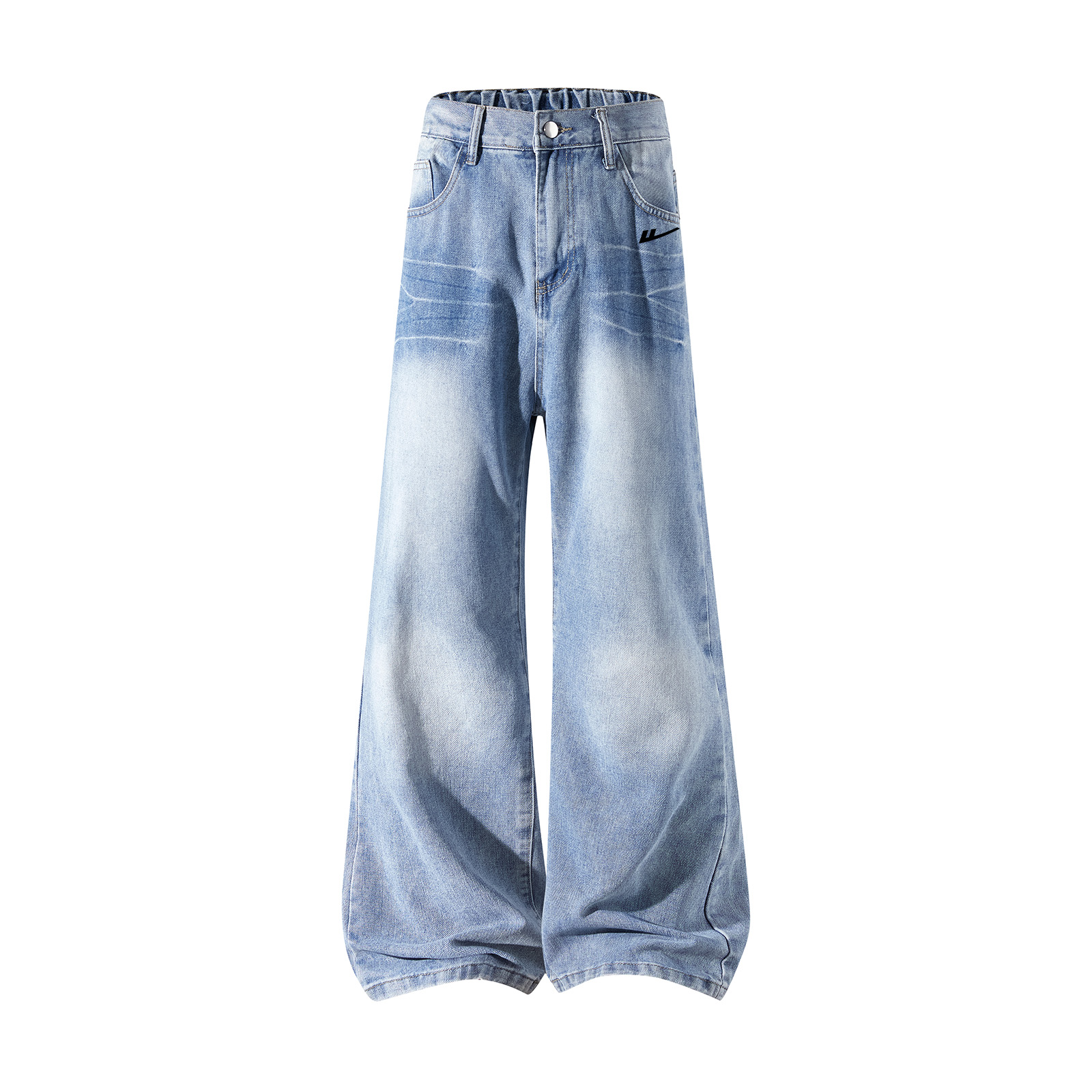 

Джинсы женские Moderate Straight Fit WARRIOR, nostalgic синий[free diy brand merch]