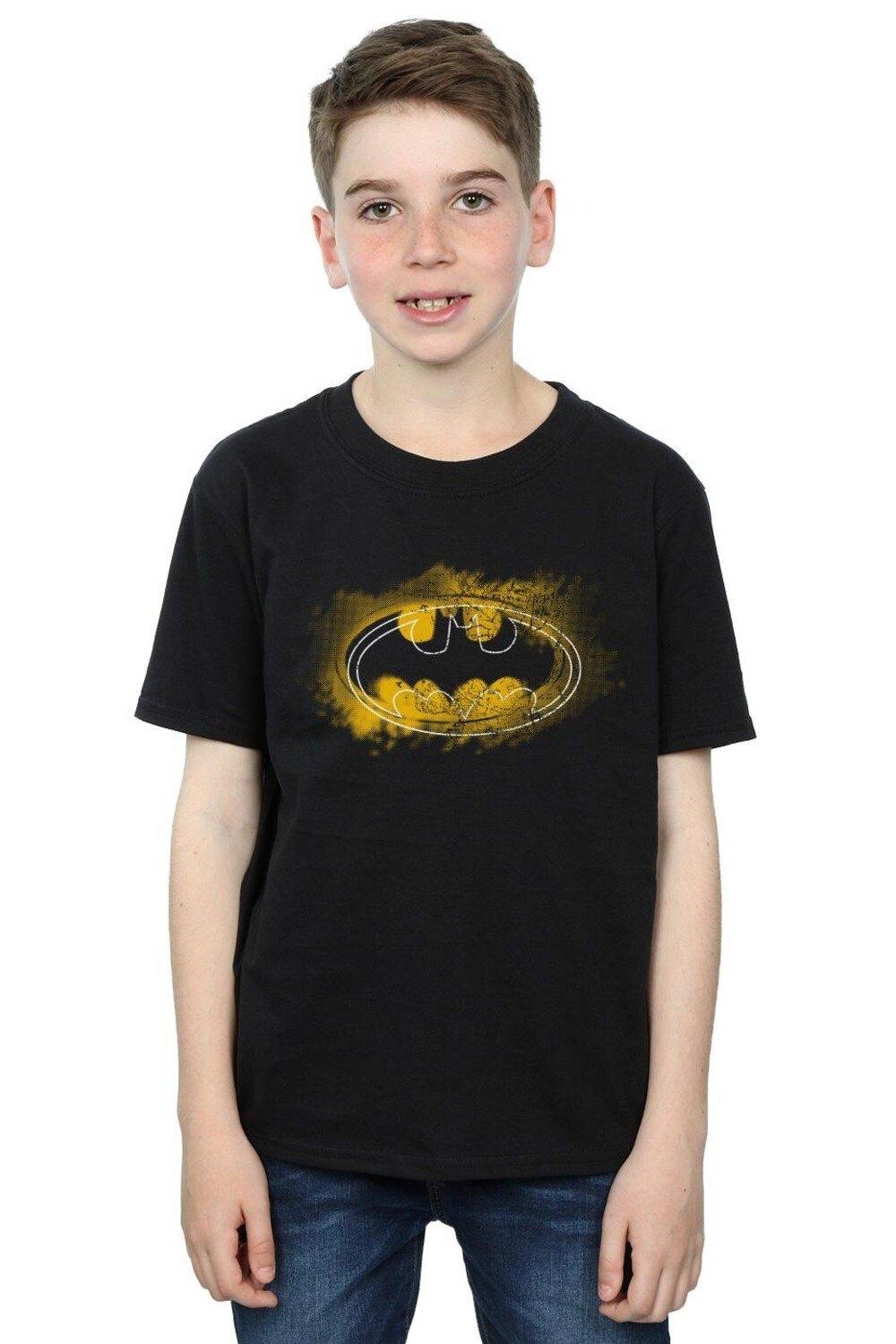 

Футболка с логотипом Бэтмена DC Comics, черный