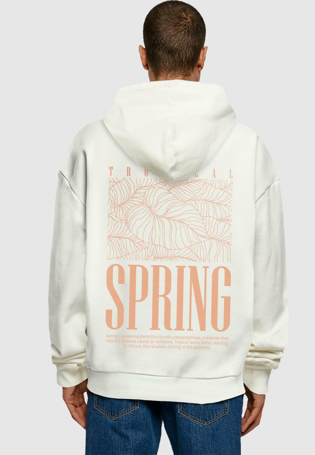 

Толстовка TROPICAL SPRING - Hoodie Merchcode, бежевый