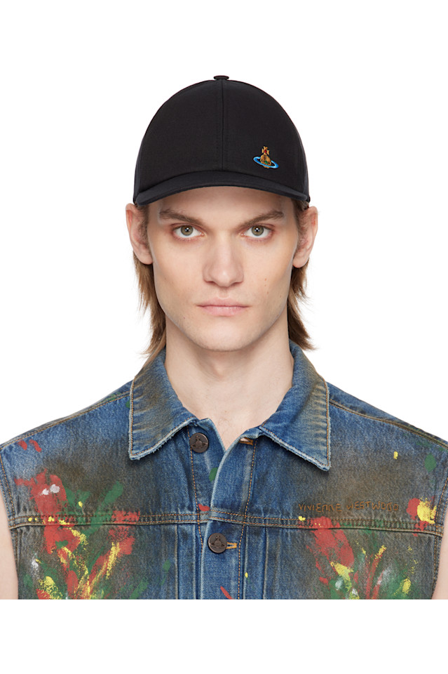 

Хлопковая бейсболка Vivienne Westwood, черный