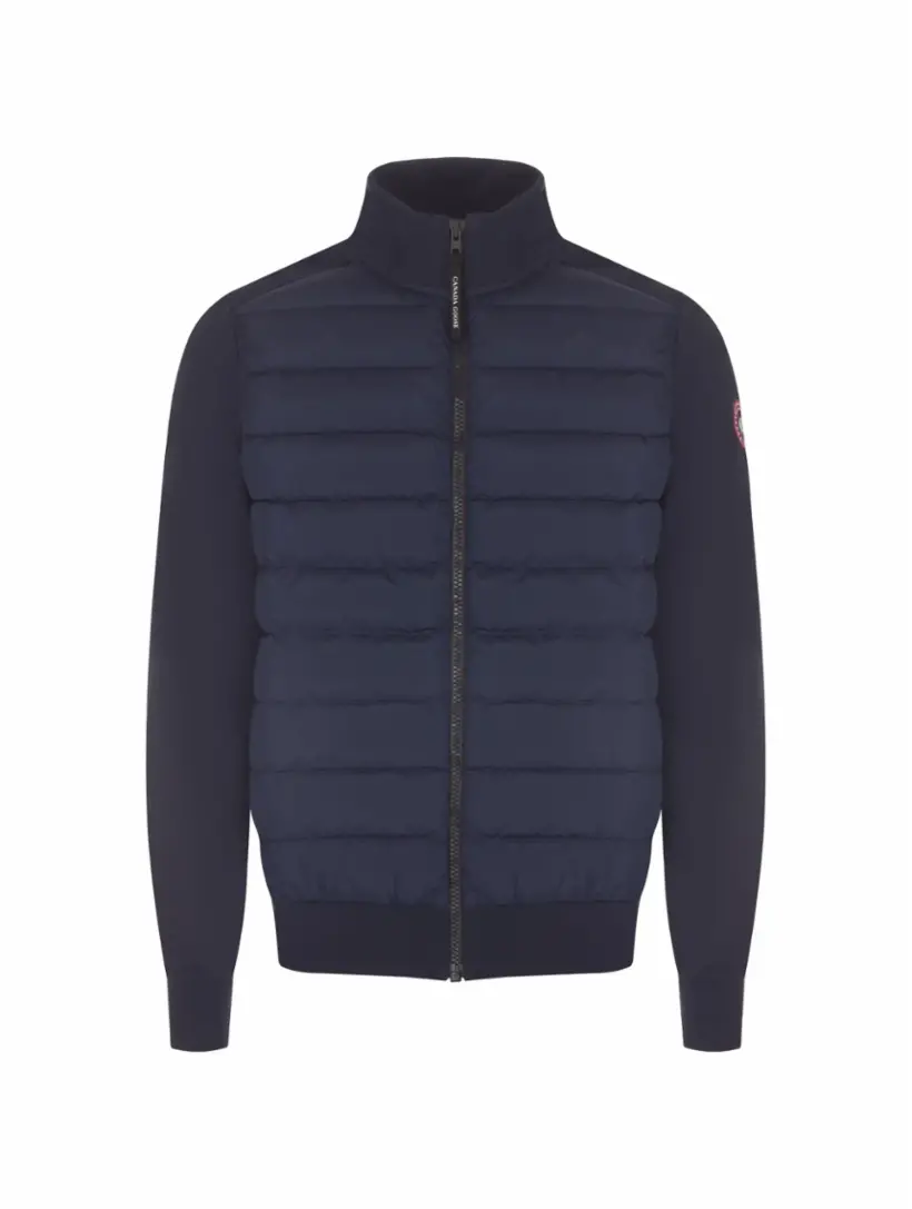 

Комбинированная куртка с логотипом Canada Goose, тёмно-синий