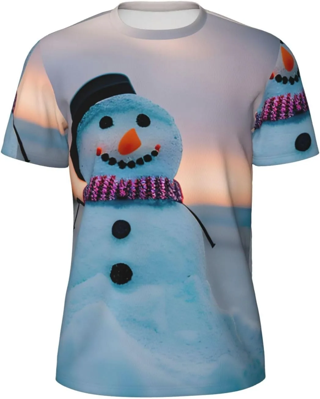 

Футболка мужская летняя с принтом Beach Snowman, легкая и дышащая SDFHU