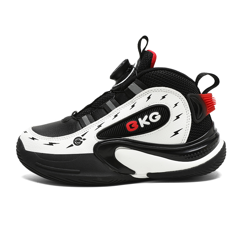 

Износостойкие дышащие легкие амортизирующие кроссовки Mid Top для детей BKG, белый