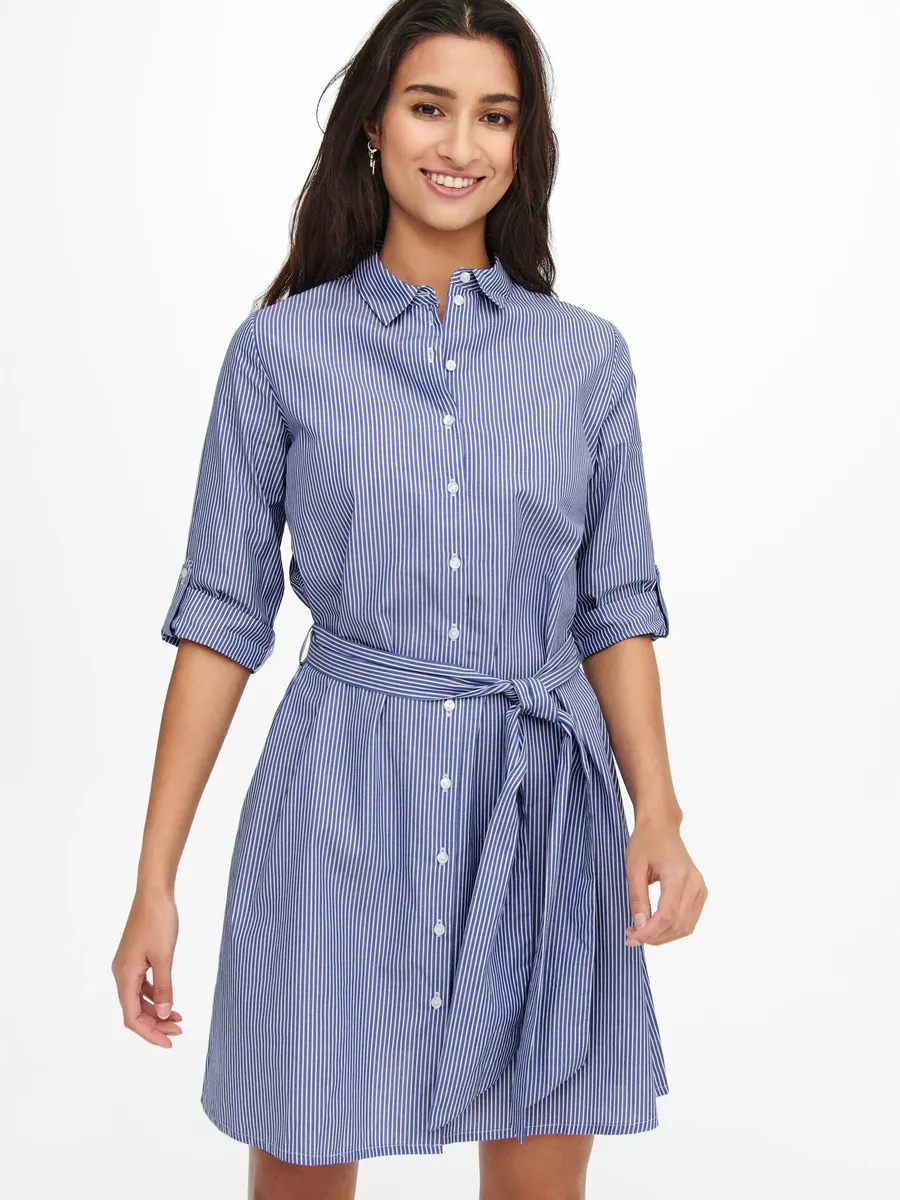 

Платье-рубашка JDY "JDYHALL 3/4 SHIRT DRESS WVN NOOS", белый