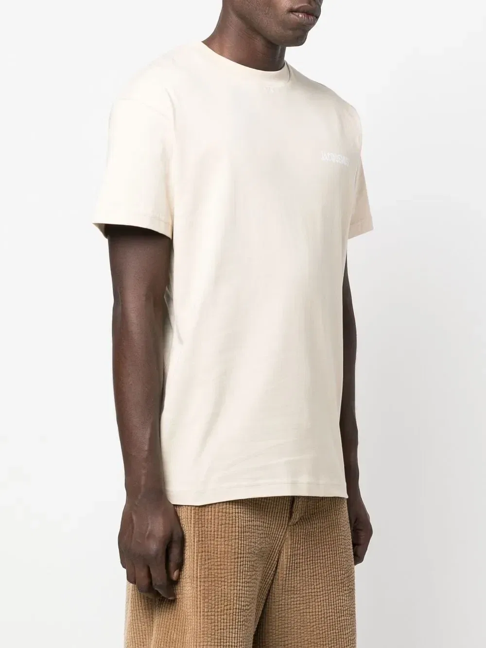 Футболка с логотипом JACQUEMUS, бежевый — фото 3