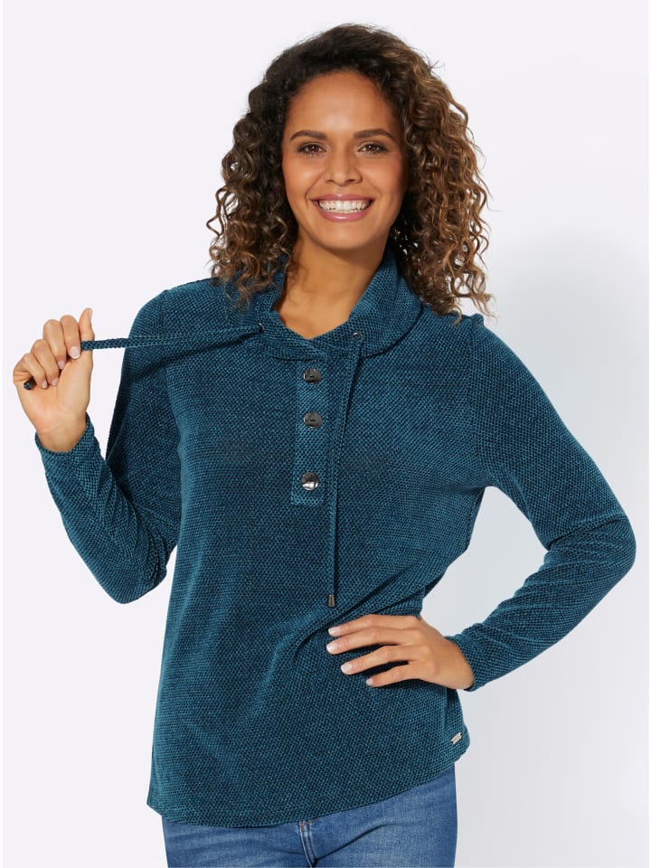 

Свитер с длинными рукавами в топазовом меланже WITT WEIDEN